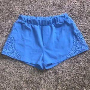 Retro Shorts with Lace Detail